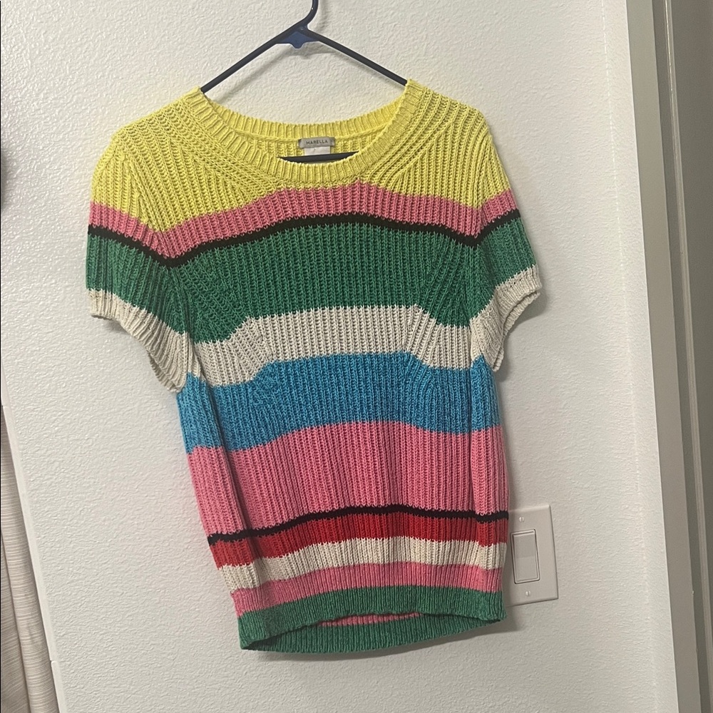 Colorful Striped Women's Sweater